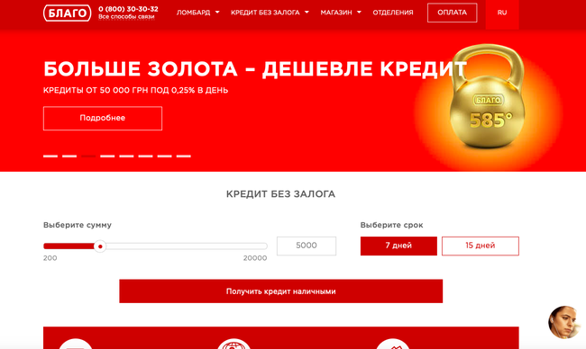 Кредити з Благо: детальна інформація та відгуки