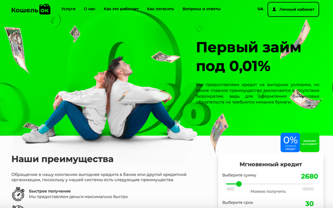 Кредити з КошельОк: детальна інформація та відгуки