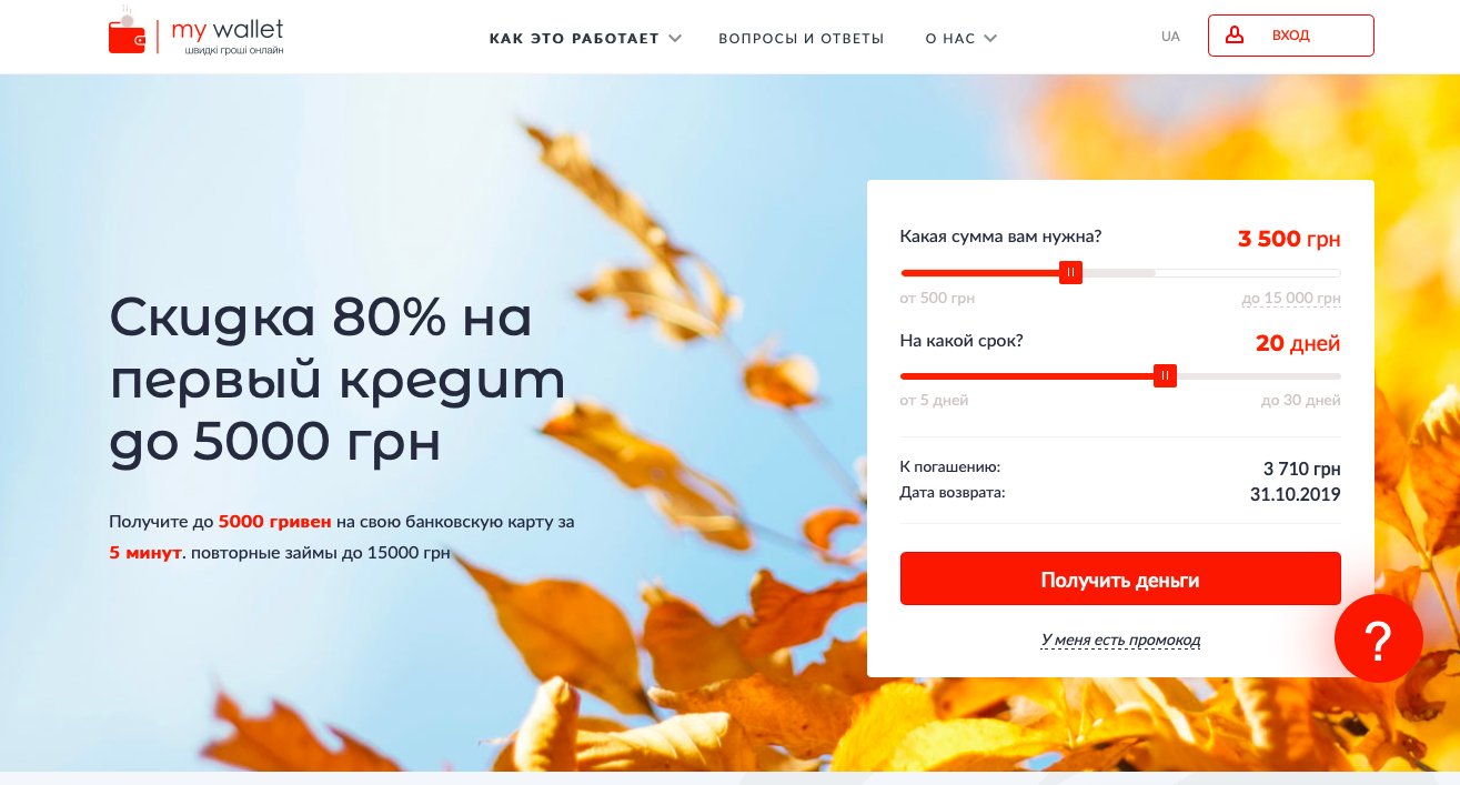  Кредити з MyWallet: додаткова інформація та відгуки